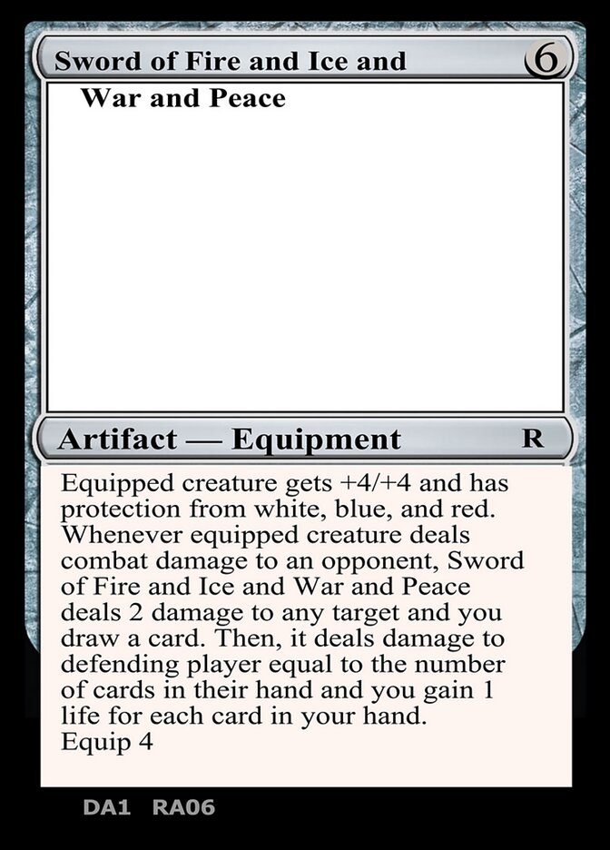 Sword of Fire and Ice and War and Peace (RA06c) - Unknown Event (UNK)