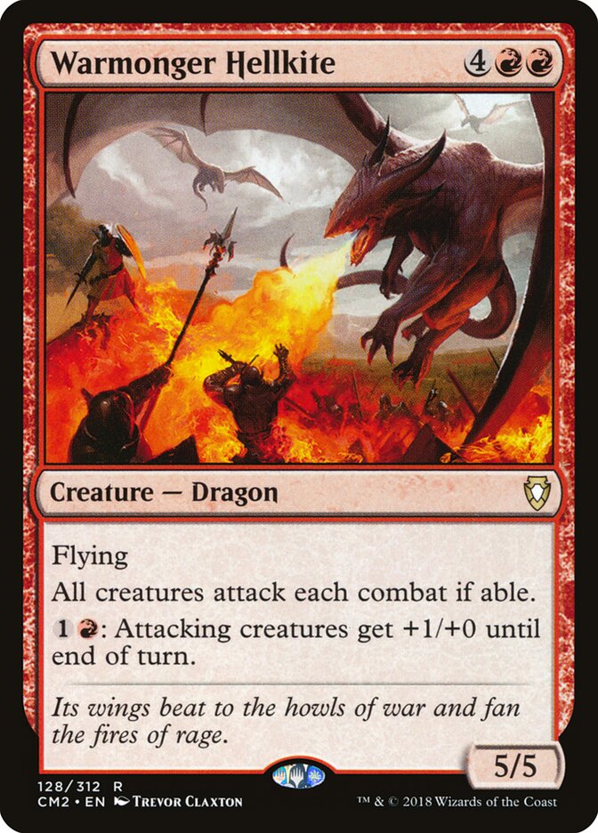 Warmonger Hellkite (128) - Commander Anthology Volume II (CM2)