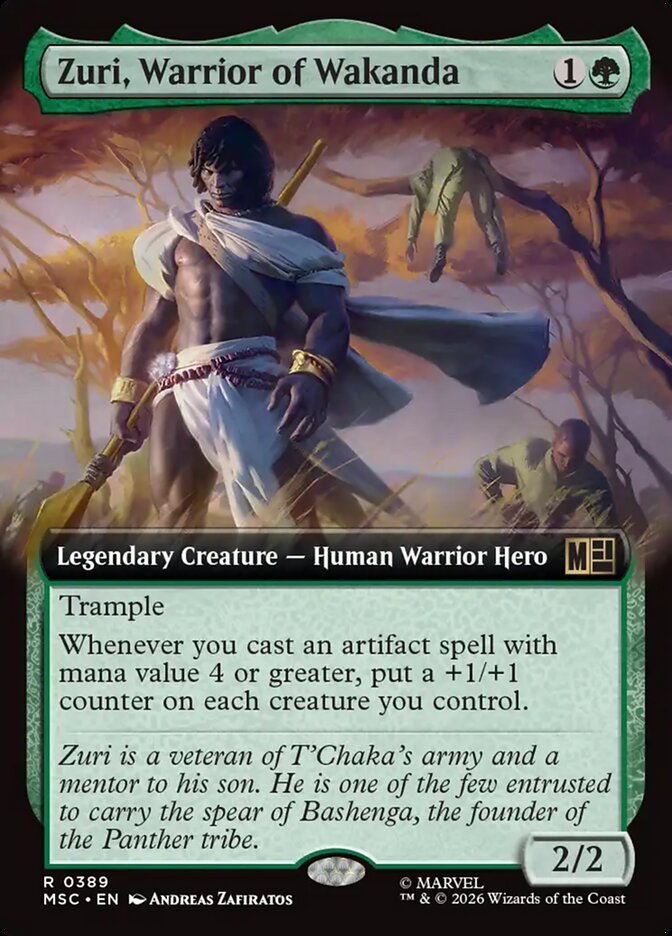 Zuri, Warrior of Wakanda (389) - Marvel Super Heroes Commander (MSC)