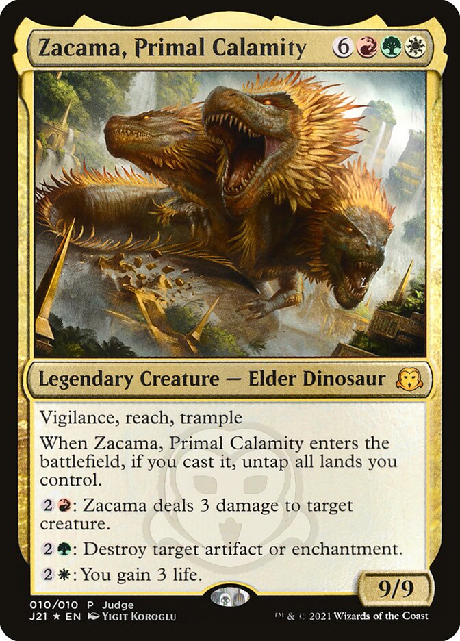 Zacama, Primal Calamity (10) - Judge Gift Cards 2021 (PJ21)