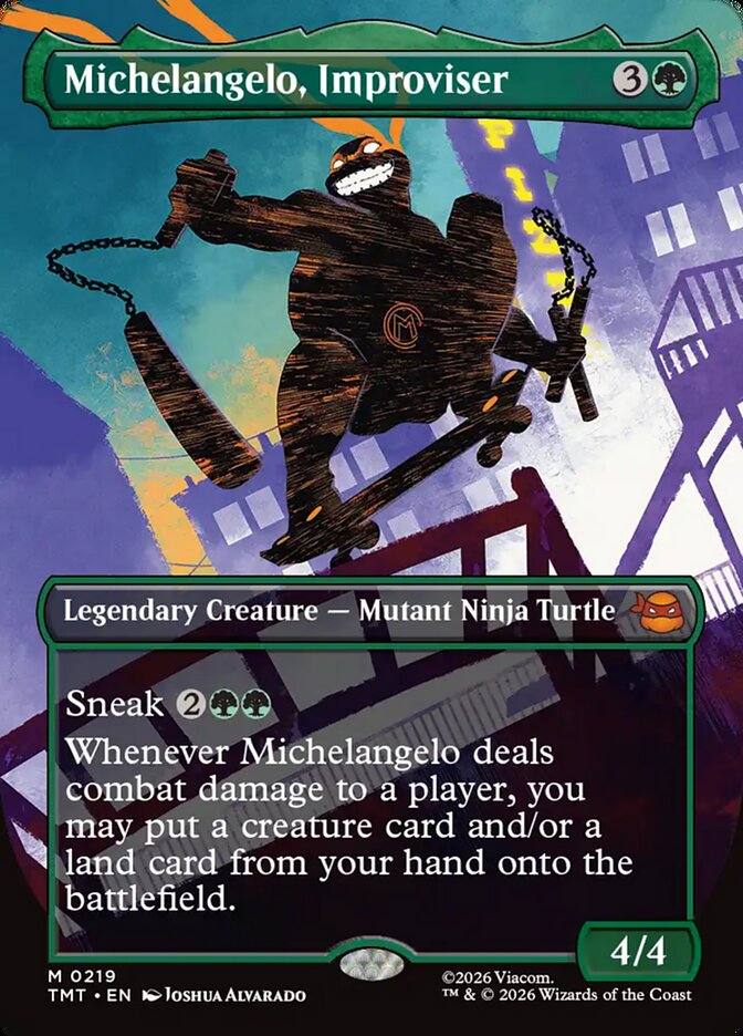 Michelangelo, Improviser (219) - Teenage Mutant Ninja Turtles (TMT)