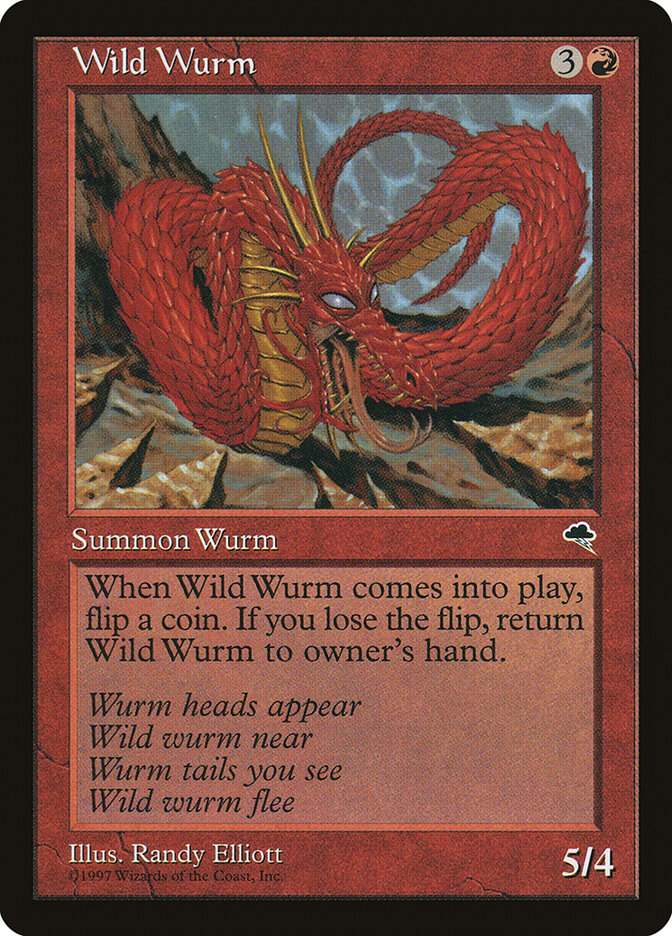 Wild Wurm (212) - Tempest (TMP)