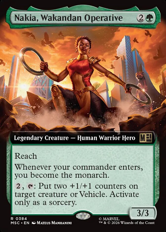 Nakia, Wakandan Operative (384) - Marvel Super Heroes Commander (MSC)