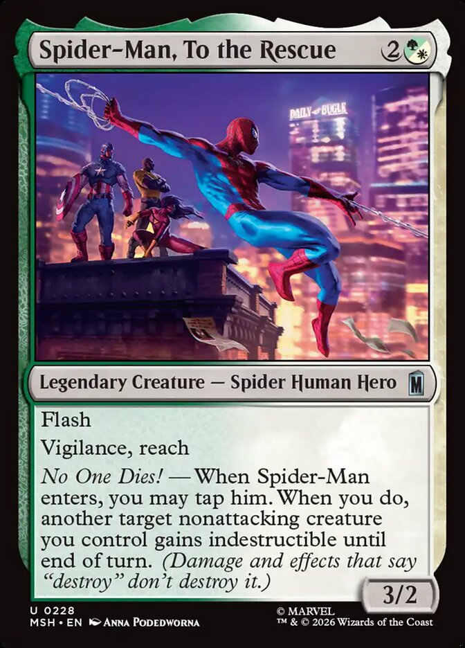 Spider-Man, To the Rescue (228) - Marvel Super Heroes (MSH)