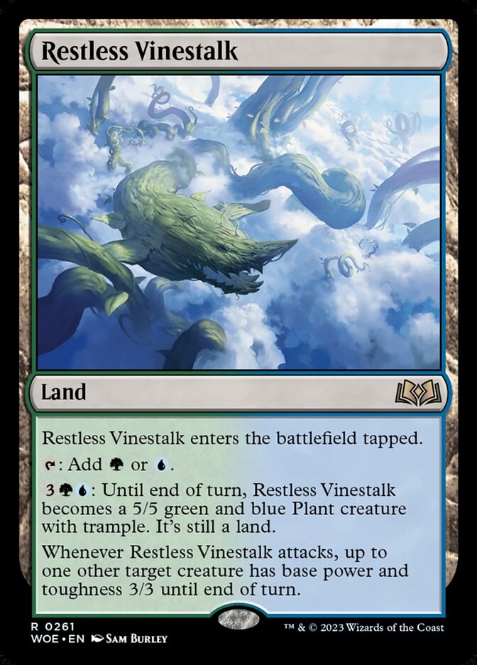 Restless Vinestalk (261) - Wilds of Eldraine (WOE)