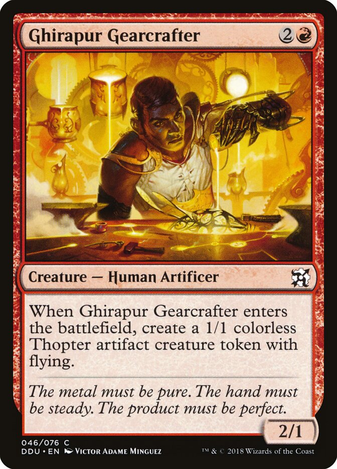 Ghirapur Gearcrafter (46) - Duel Decks: Elves vs. Inventors (DDU)