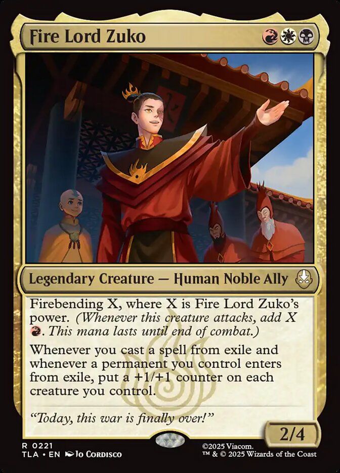 Fire Lord Zuko (221) - Avatar: The Last Airbender (TLA)