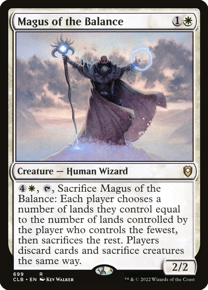 Magus of the Balance (699) - Commander Legends: Battle for Baldur's Gate (CLB)