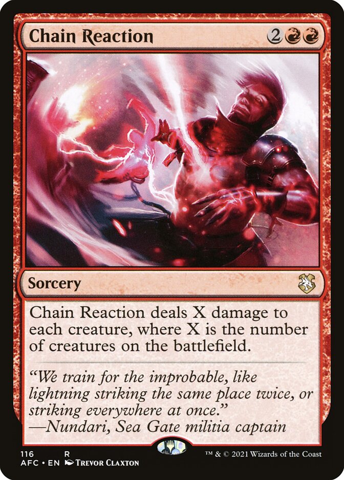 Chain Reaction (116) - Forgotten Realms Commander (AFC)