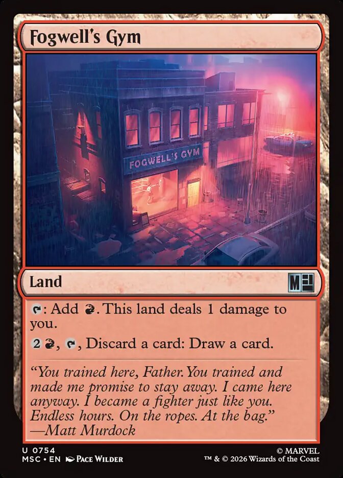 Fogwell's Gym (754) - Marvel Super Heroes Commander (MSC)