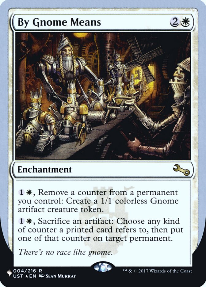 By Gnome Means (1) - The List (Unfinity Foil Edition) (ULST)