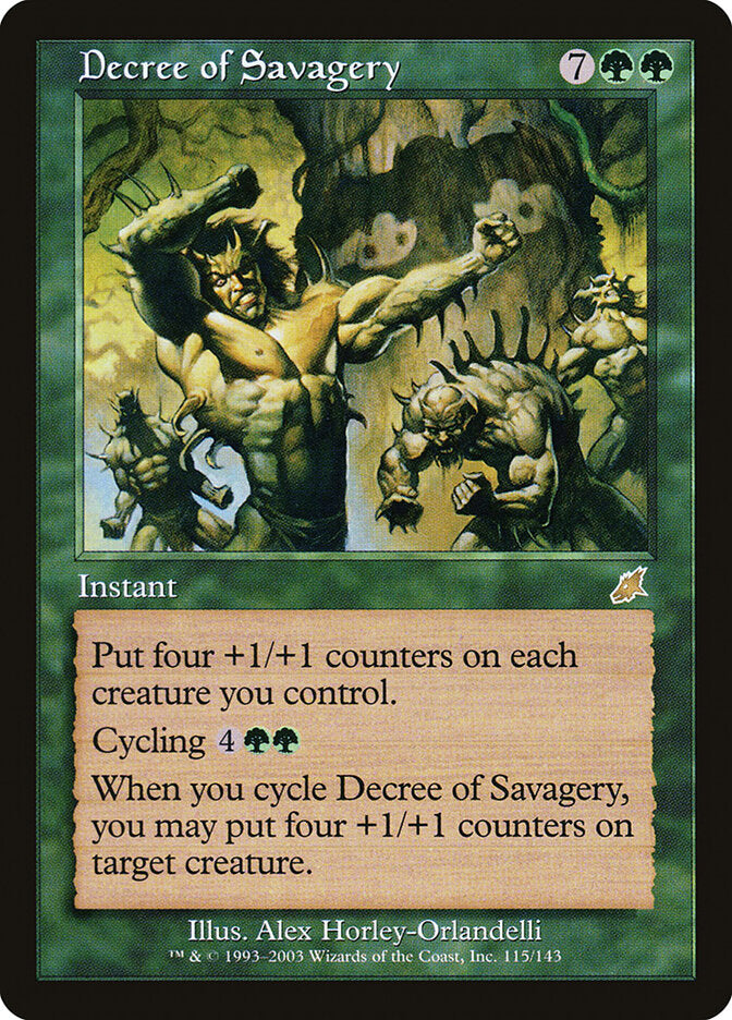 Decree of Savagery (115) - Scourge (SCG)