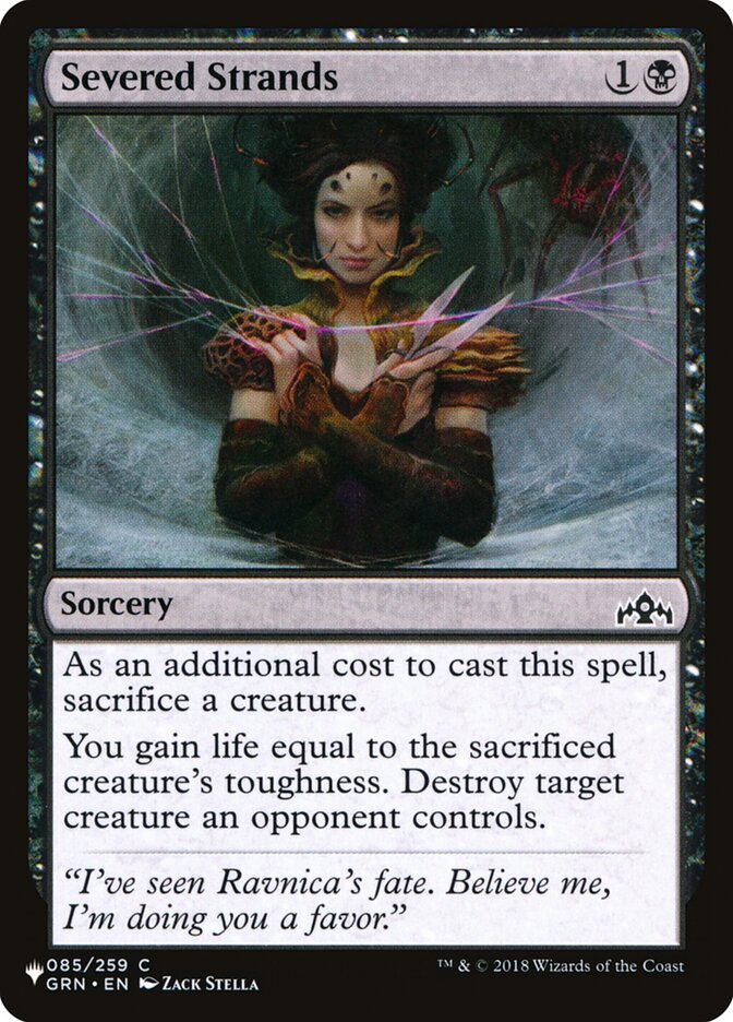 Severed Strands (GRN-85) - The List (PLST)