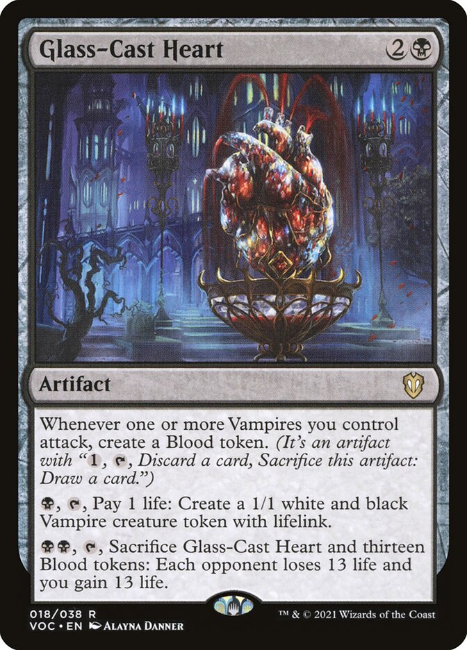 Glass-Cast Heart (18) - Crimson Vow Commander (VOC)