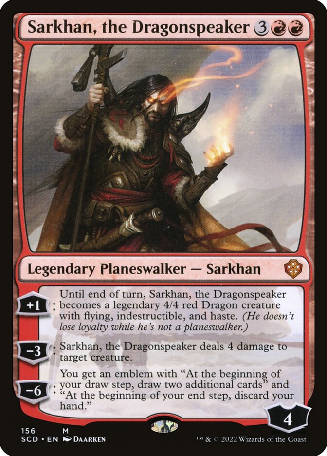 Sarkhan, the Dragonspeaker (156) - Starter Commander Decks (SCD)