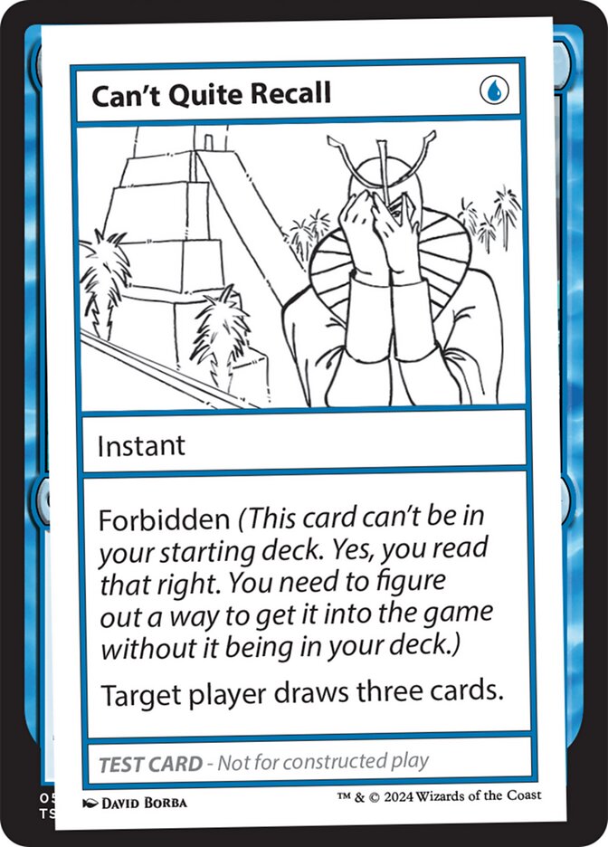 Can't Quite Recall (527) - Mystery Booster 2 (MB2)