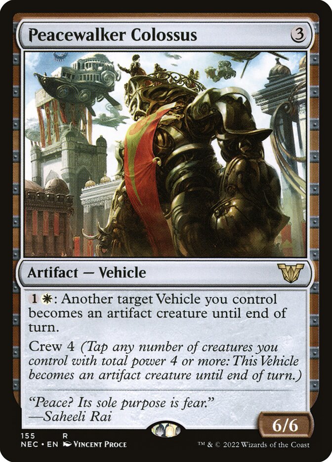 Peacewalker Colossus (155) - Neon Dynasty Commander (NEC)