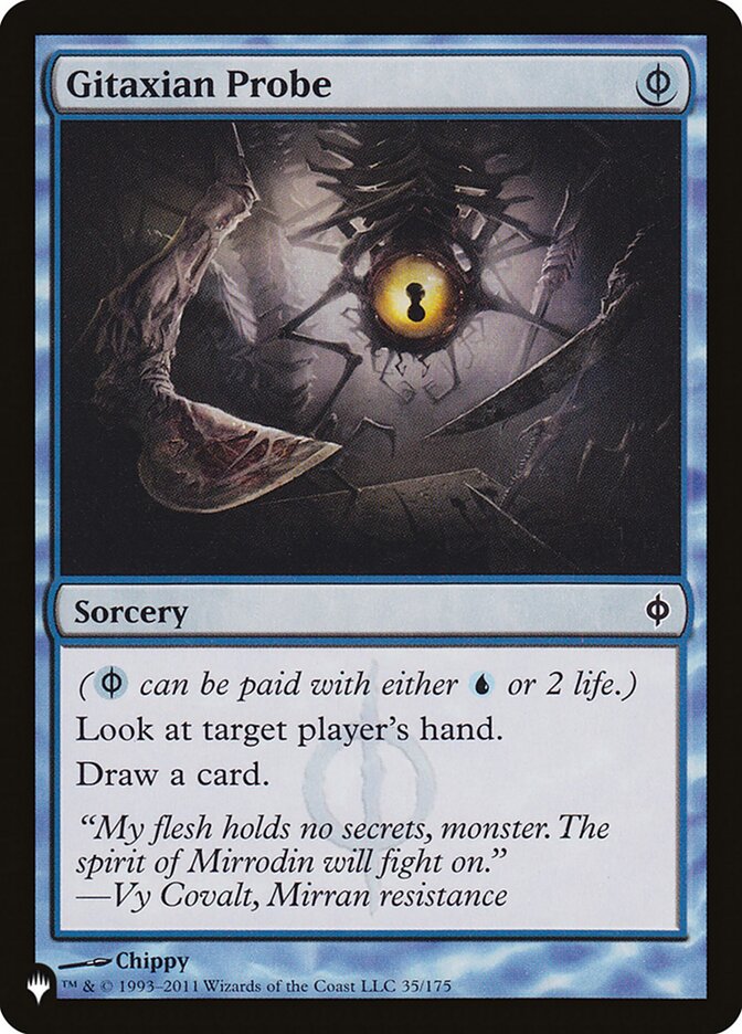 Gitaxian Probe (NPH-35) - The List (PLST)