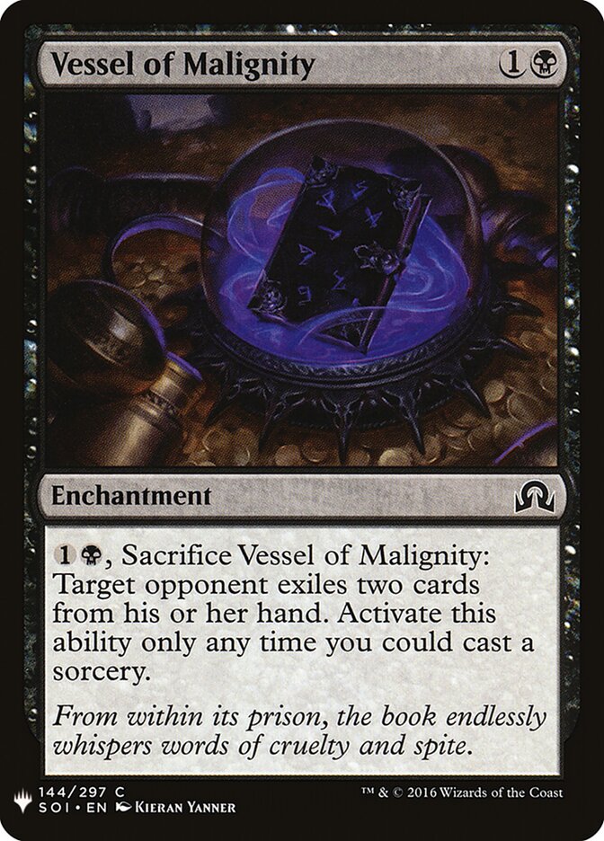 Vessel of Malignity (SOI-144) - The List (PLST)