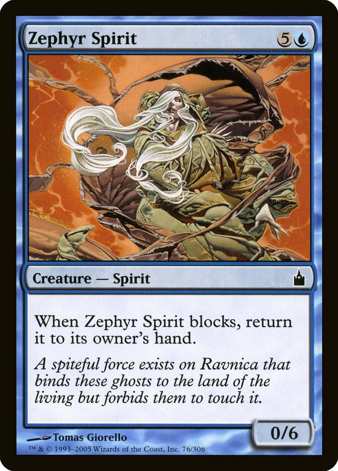 Zephyr Spirit (76) - Ravnica: City of Guilds (RAV)