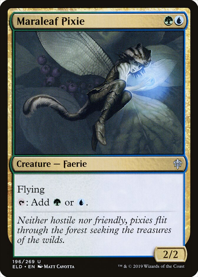Maraleaf Pixie (196) - Throne of Eldraine (ELD)