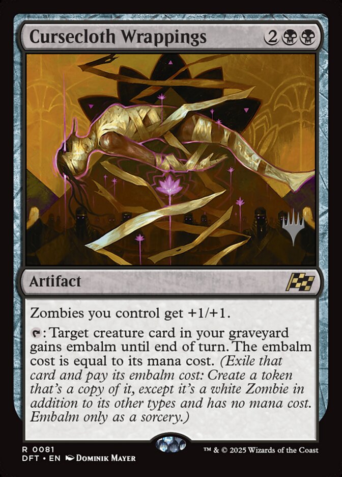 Cursecloth Wrappings (81p) - Aetherdrift Promos (PDFT)