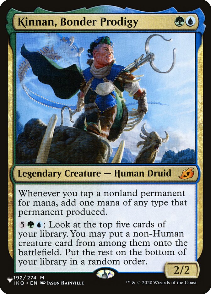 Kinnan, Bonder Prodigy - The List (PLST)