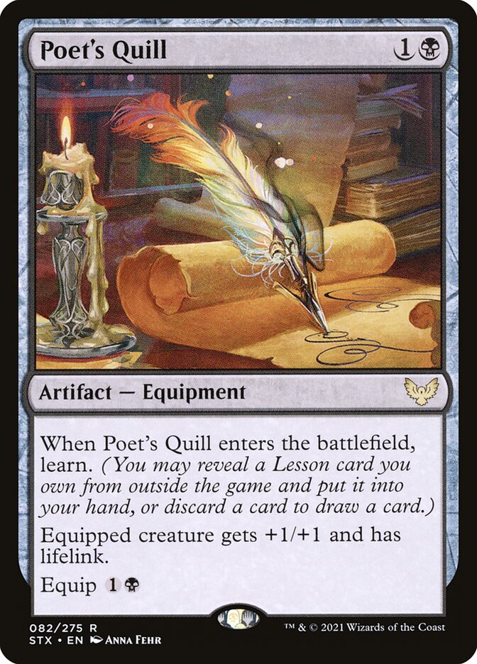 Poet's Quill (82) - Strixhaven: School of Mages (STX)