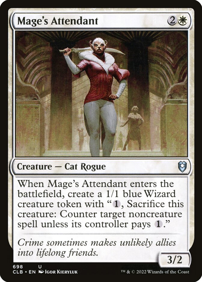 Mage's Attendant (698) - Commander Legends: Battle for Baldur's Gate (CLB)