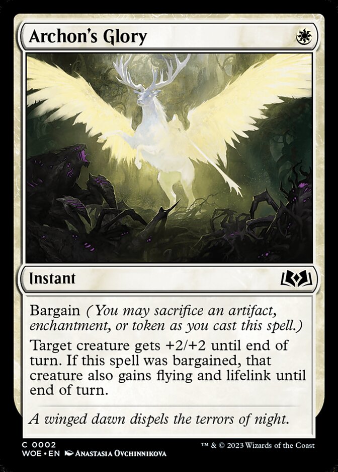Archon's Glory (2) - Wilds of Eldraine (WOE)