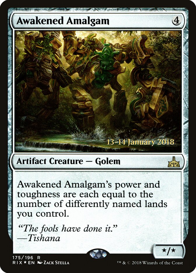 Awakened Amalgam (175s) - Rivals of Ixalan Promos (PRIX)