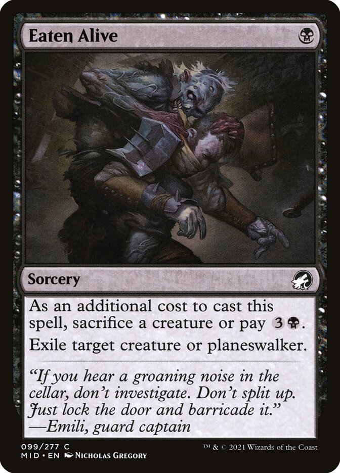 Eaten Alive (99) - Innistrad: Midnight Hunt (MID)