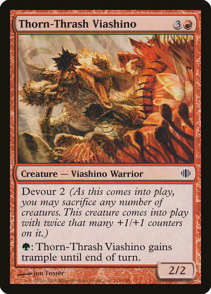 Thorn-Thrash Viashino (116) - Shards of Alara (ALA)