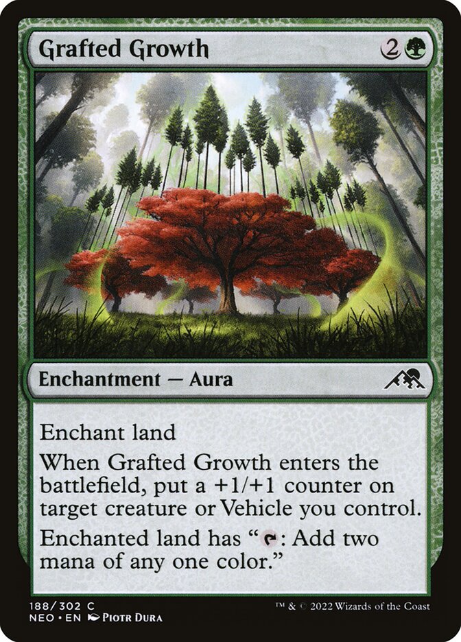 Grafted Growth (188) - Kamigawa: Neon Dynasty (NEO)