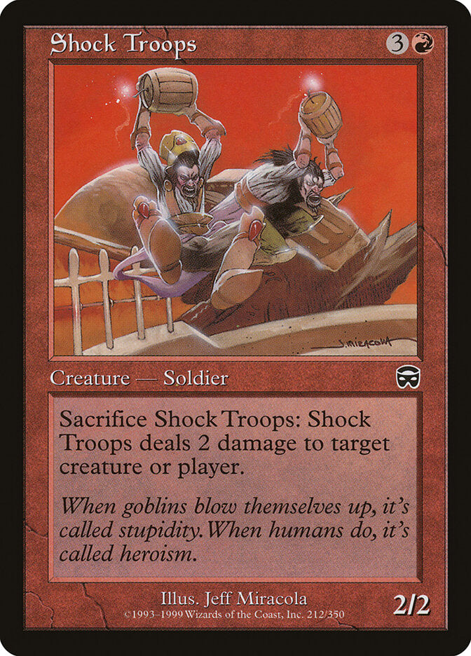 Shock Troops (212) - Mercadian Masques (MMQ)