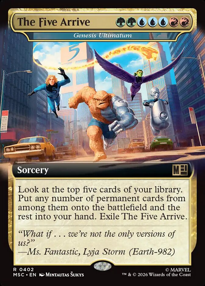 The Five Arrive - Genesis Ultimatum (402) - Marvel Super Heroes Commander (MSC)