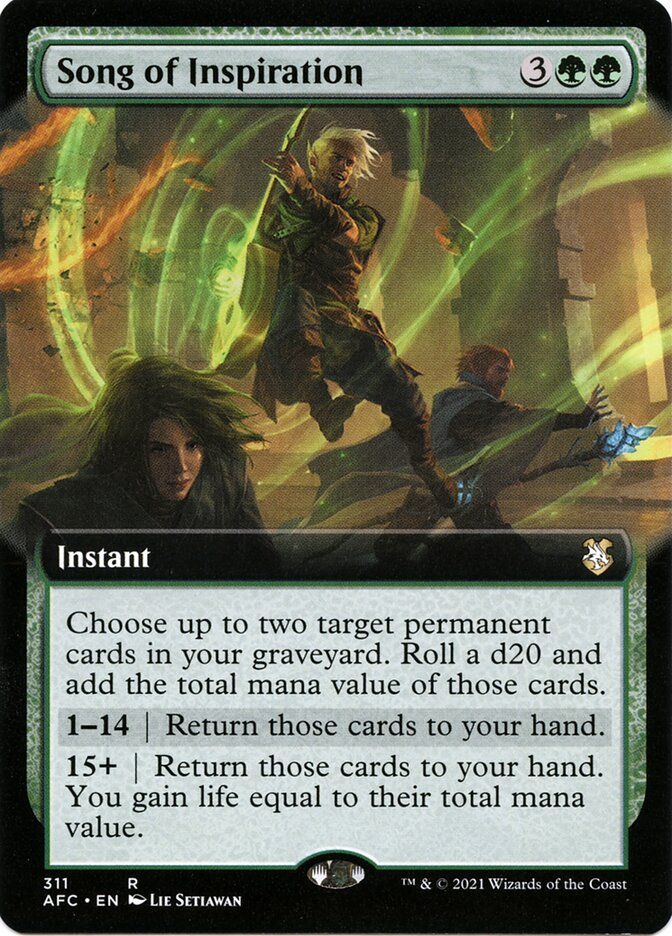 Song of Inspiration (311) - Forgotten Realms Commander (AFC)