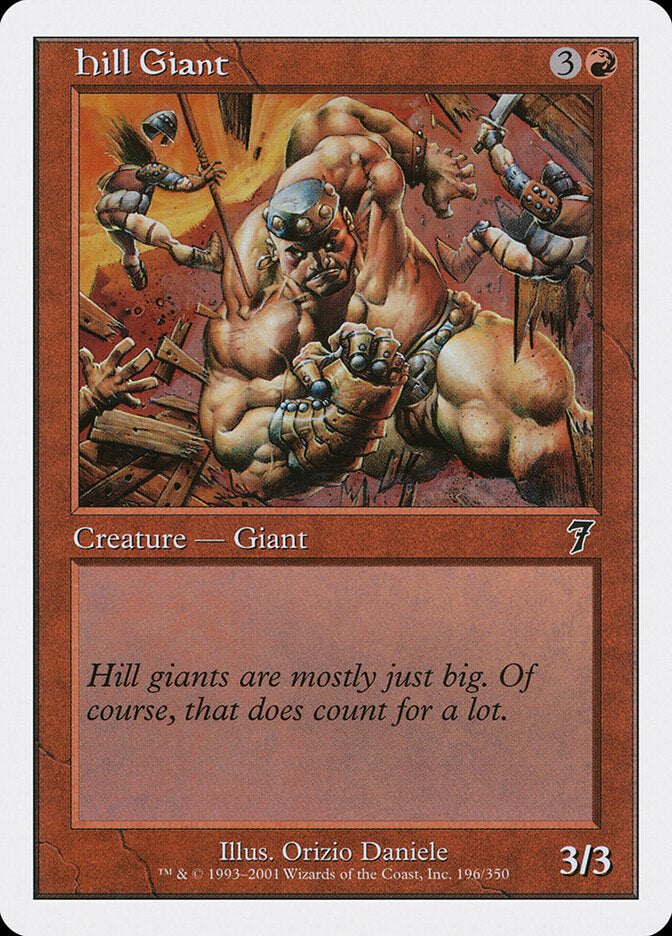 Hill Giant (196) - Seventh Edition (7ED)