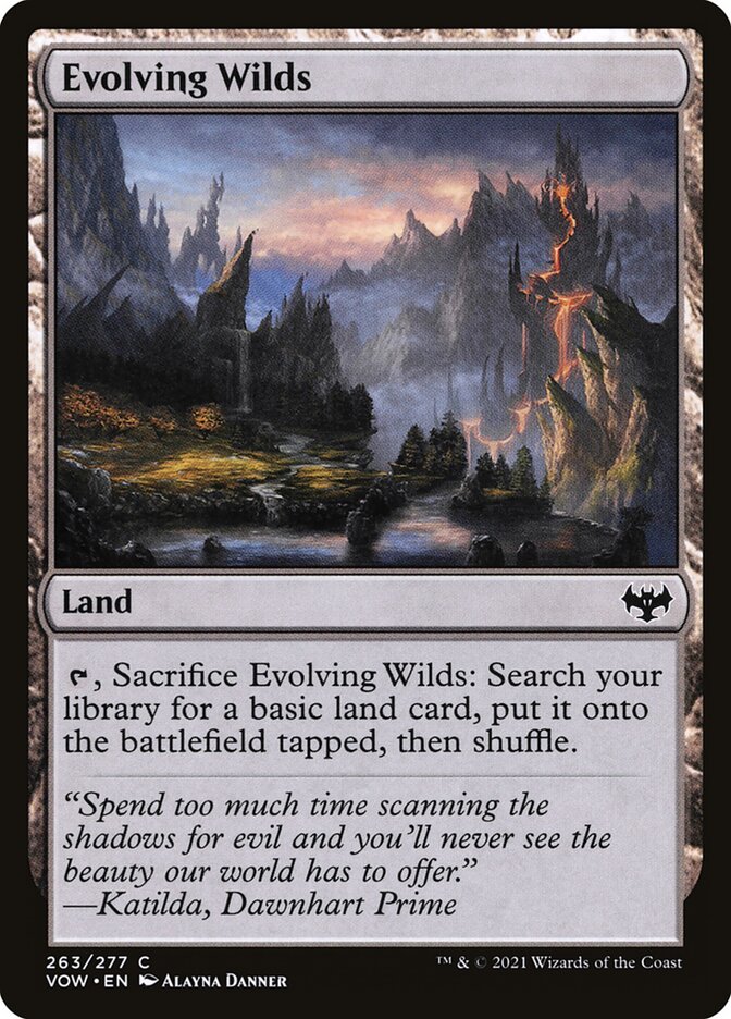 Evolving Wilds (263) - Innistrad: Crimson Vow (VOW)