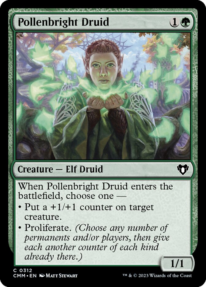 Pollenbright Druid (312) - Commander Masters (CMM)