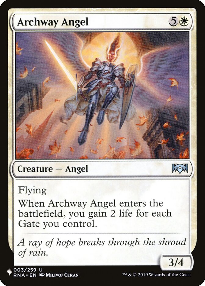 Archway Angel - The List (PLST)