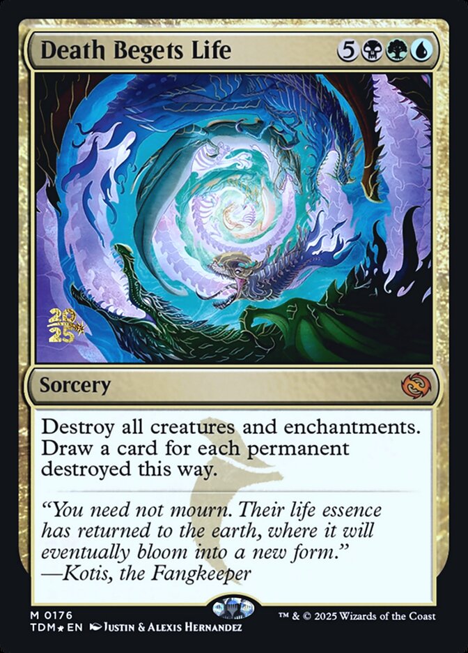 Death Begets Life (176s) - Tarkir: Dragonstorm Promos (PTDM)