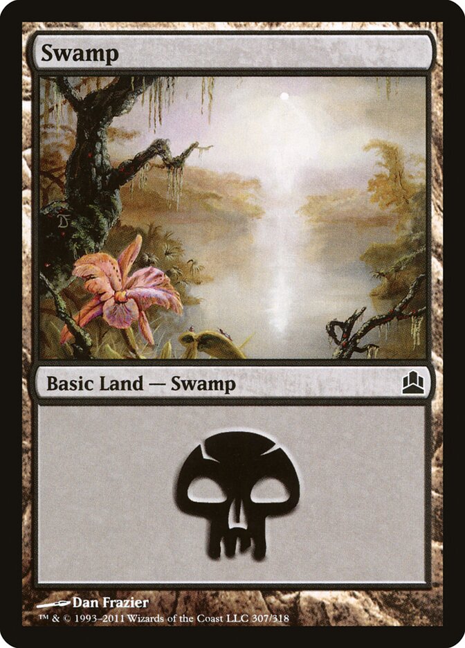 Swamp (307) - Commander 2011 (CMD)