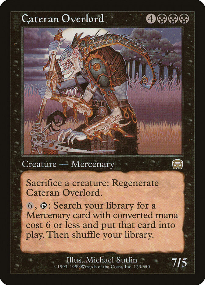 Cateran Overlord (123) - Mercadian Masques (MMQ)