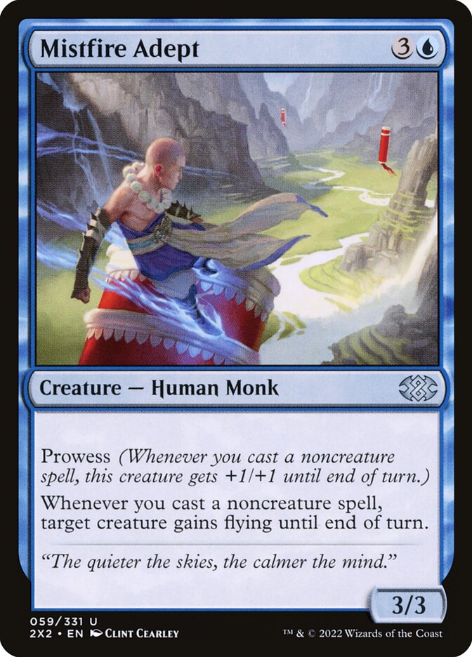 Mistfire Adept (59) - Double Masters 2022 (2X2)
