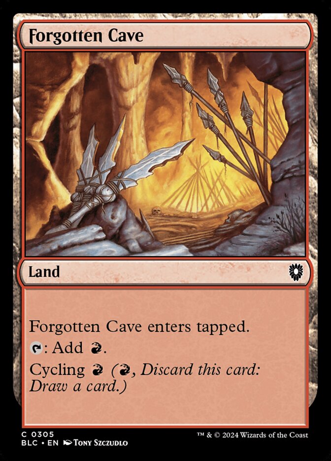 Forgotten Cave (305) - Bloomburrow Commander (BLC)