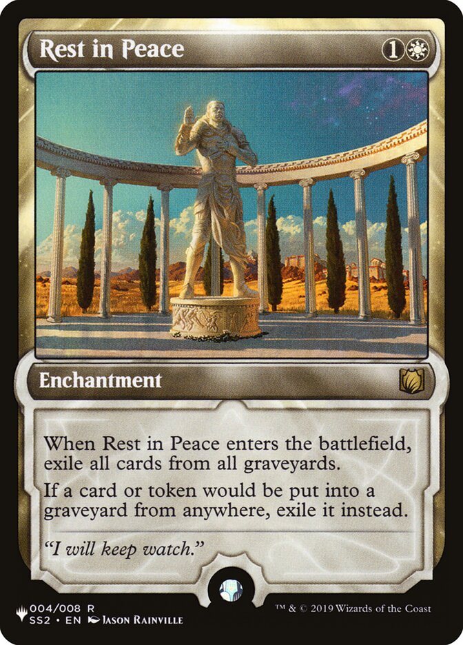 Rest in Peace (SS2-4) - The List (PLST)