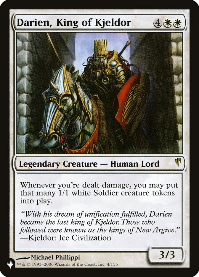 Darien, King of Kjeldor (CSP-4) - The List (PLST)