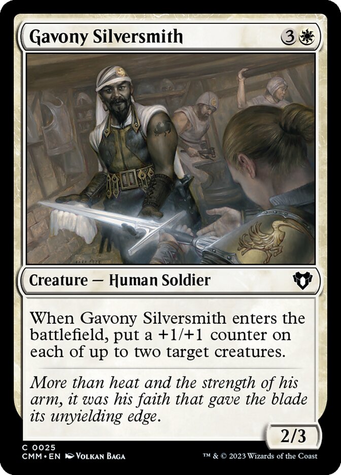 Gavony Silversmith (25) - Commander Masters (CMM)