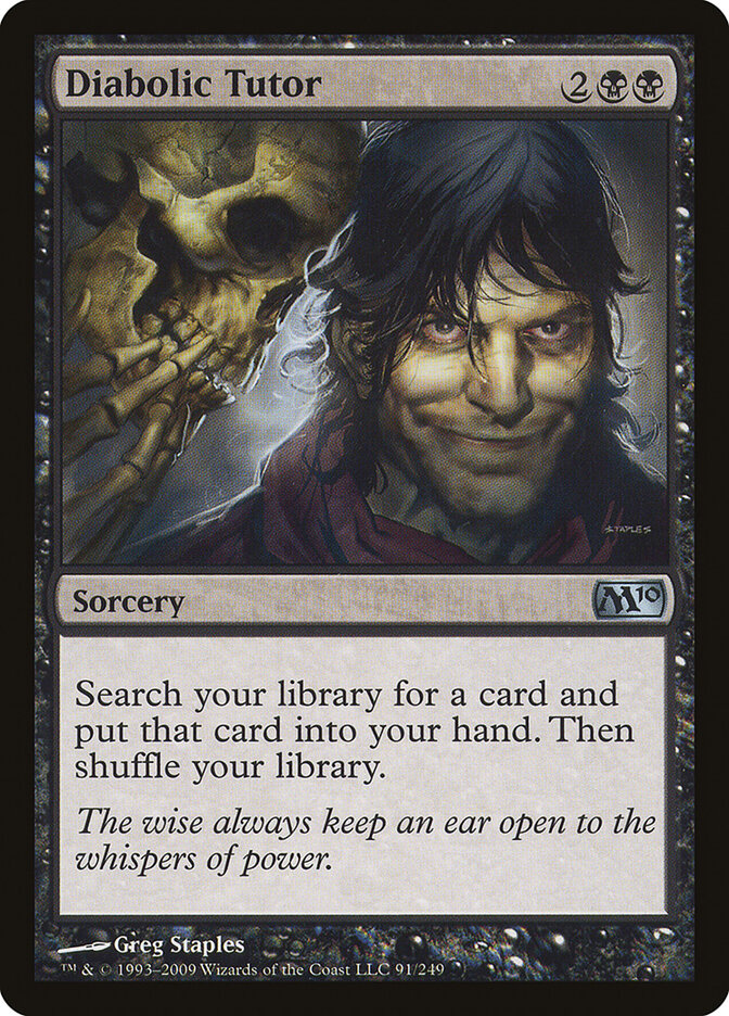 Diabolic Tutor (91) - Magic 2010 (M10)